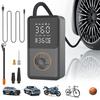 Car Wireless Air Pump with Light USB Rechargeable Portable Inflator Pump for Automobile Bicycle Ball Electric Tire Pump