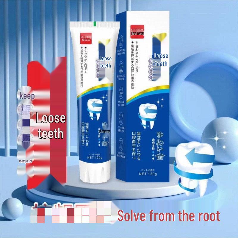 Точечная зубная паста для укрепления расшатанных зубов, против кариеса, отбеливающая - Свежее дыхание, 120 г