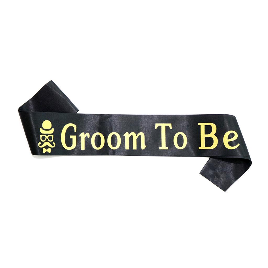 European And American Bachelorette Party Bridal Wedding Etiquette Belt Bridesmaid Shoulder Strap Ribbon Customization