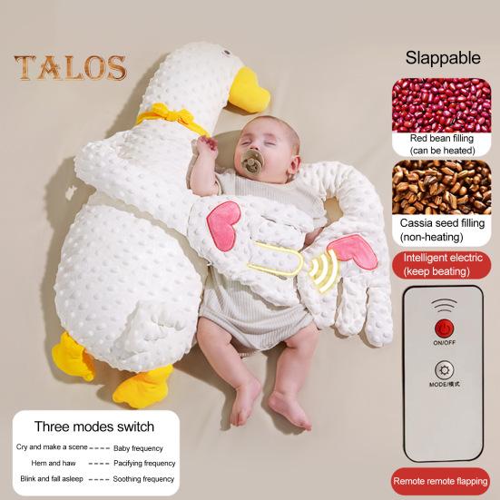 Подушка для младенцев с пультом дистанционного управления и функцией подогрева в форме гуся, помощь ребенку во сне, успокаивает эмоции, снимает беспокойство, поддерживает руки, успокаивает ребенка