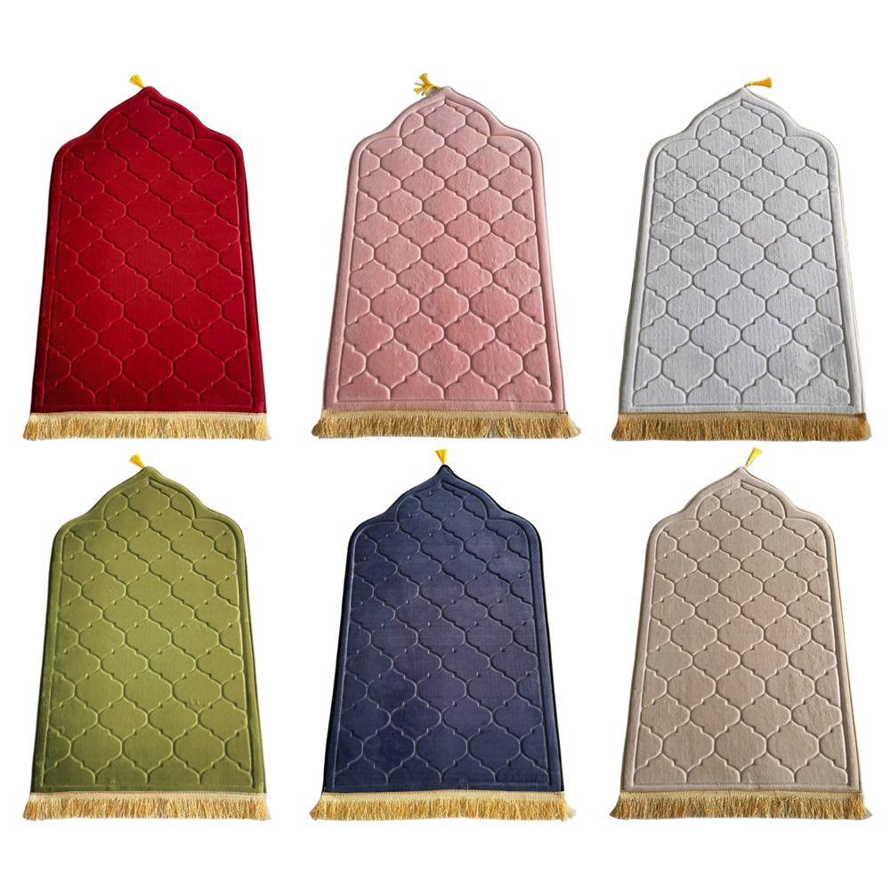 Non-slip Prayer Mat Irregular Floor Carpets Portable Prayer Rug