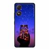For ZTE Blade A34 4G Case Soft Silicone TPU Lovely Painted Back Cover for ZTE Blade A 34 Black Bumper for BladeA34 Protector Cat