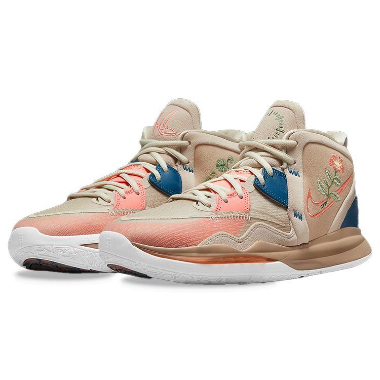 Nike Кроссовки унисекс Kyrie Infinity EP с цветочным принтом Коричневые ротанговые марены DC9134-200