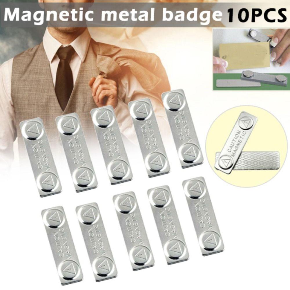 Protector Cover Business Case Magnetic Name Badge Tag Fastener Work Card Holders Name Card Buckles
