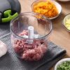 Manual Meat Grinder Vegetable Chopper Portable Hand Pull String Garlic Mincer Onion Cutter Food Processor for Veggies Fruits Nuts