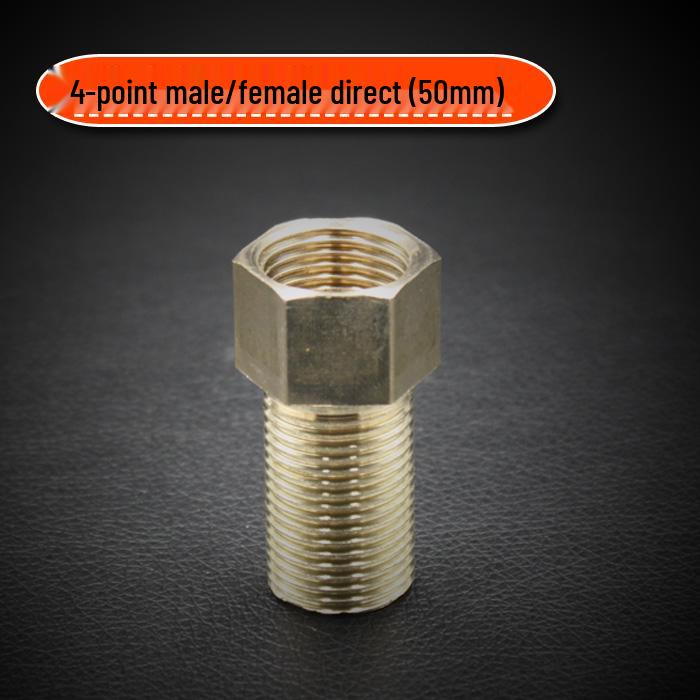 Copper Reducing Threaded Coupling Adapter for Male/Female: 1/2", 3/8", 1/4", 1/8" Connector