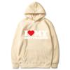 Мужские комплекты с длинными рукавами для пар I Love My Boyfriend Hoodies Sweatparsons Suits Женские толстовки с капюшоном и спортивные штаны Lover Sets