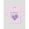 8SECONDS Graphic Short Sleeve Crop T-Shirt Light Pink (164742Ey1Y)