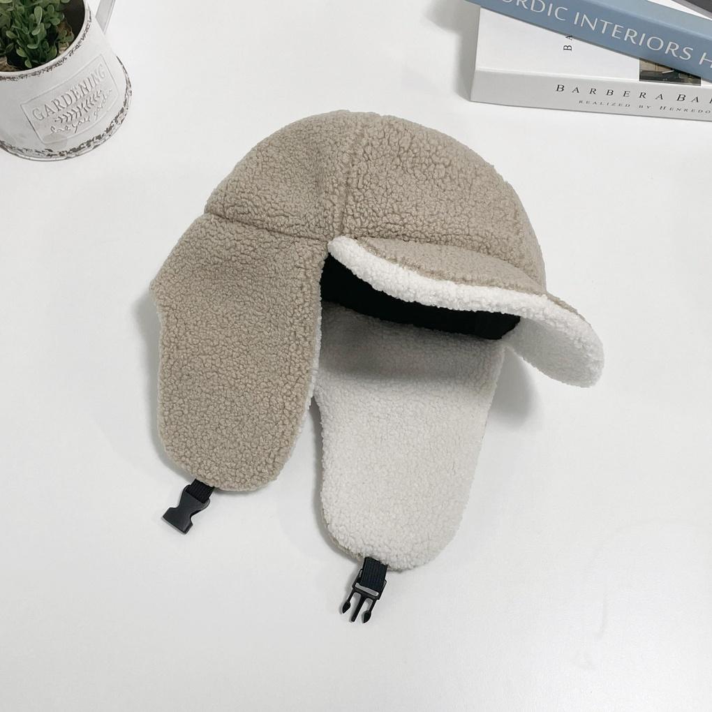 Women's and Men's Daily Fleece Warm Earflap Brim Hat