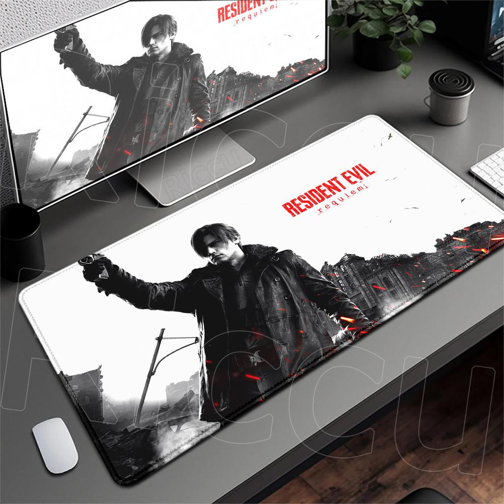 30cmx60cm(11,8x23,6 дюйма) Игровой длинный коврик для мыши R-Resident Evil Requiem Шкаф для ноутбука Нескользящий игровой коврик для клавиатуры и стола Компьютерные офисные принадлежности