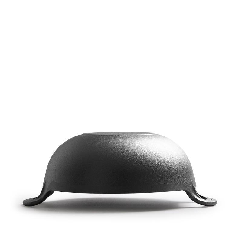 Чугунная многофункциональная кастрюля JingQingFu со стеклянной крышкой