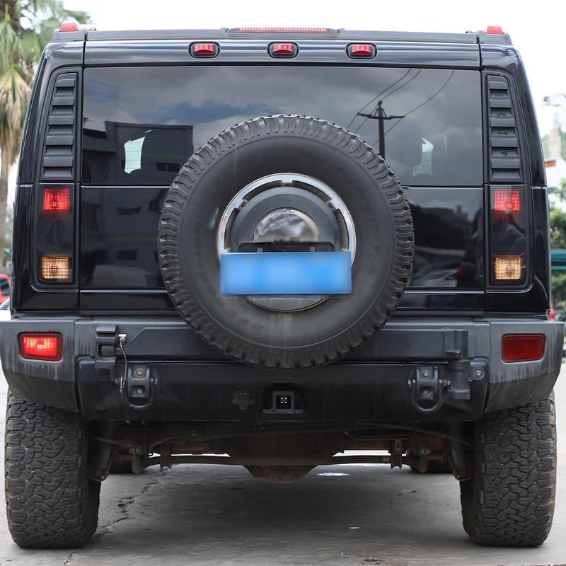 Черный ABS Для Hummer H2 2003-2009 Автомобильная крышка заднего фонаря Защитная крышка стоп-сигнала Автомобильные аксессуары для экстерьера