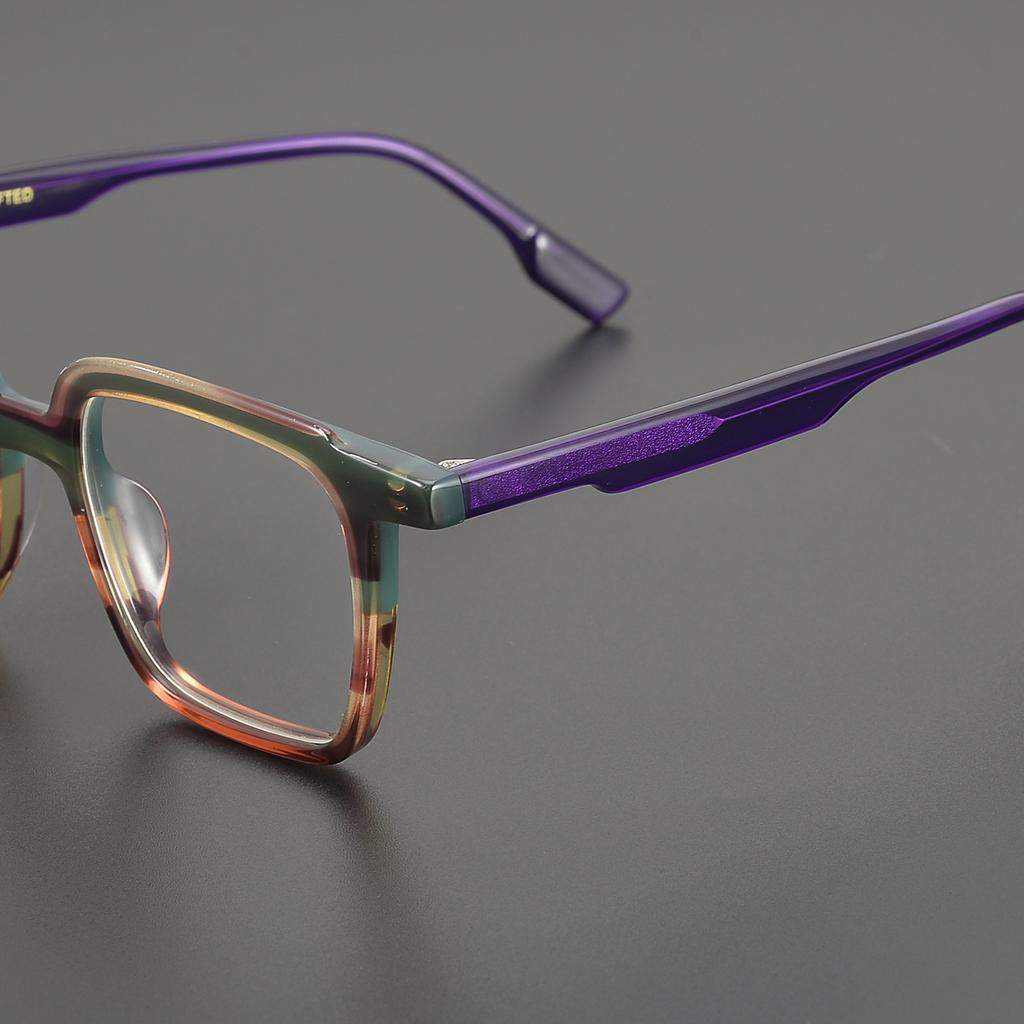 2024 New Fashion Eyeglass Frames For Men And Women Acetate Square Luxury Brand Designer Ultra Light Optical Prescription Frames