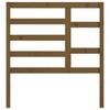 Bed Headboard Honey Brown 106 x 4 x 104 cm Solid Pine Wood
