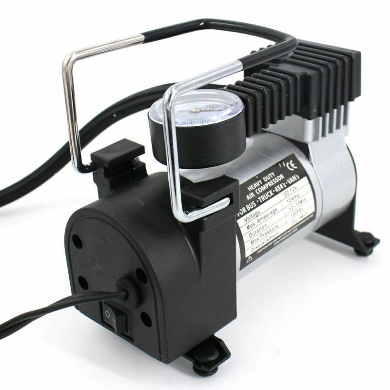 Portable Heavy Duty 12V 150PSI Air Compressor Pump Car Truck Tire Inflator for Bike