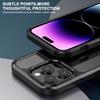 Серия Защитная Броня для iPhone 15 Pro Прозрачная Задняя Крышка ТПУ+ПК Защитный Ударопрочный Чехол для Телефона