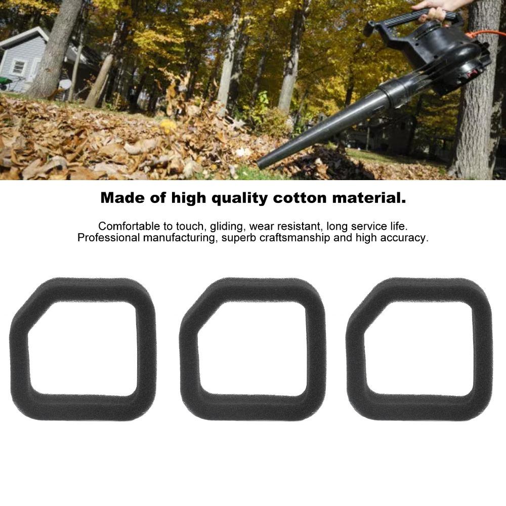 6PCS Cotton Trimmer Air Filter Black Garden Tool Air Filter for Ryobi RY251PH RY254BC  RY25AXB