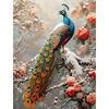 5d DIY Diamond Painting Cross Stitch Animal Peacock Handicrafts Diamond Embroidery Peony Flowers Mosaic Full Round Drill Home Decor