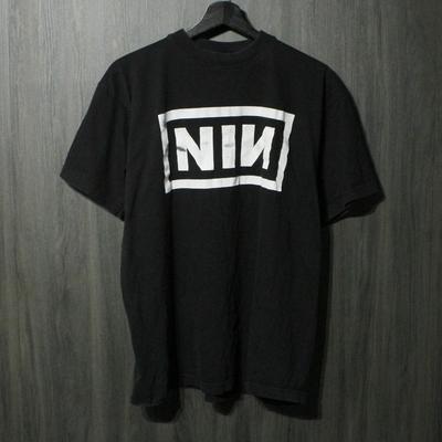 Nine Inch Nails NIN Repint Графическая Футболка Группы Винтажный Стиль Черная Унисекс