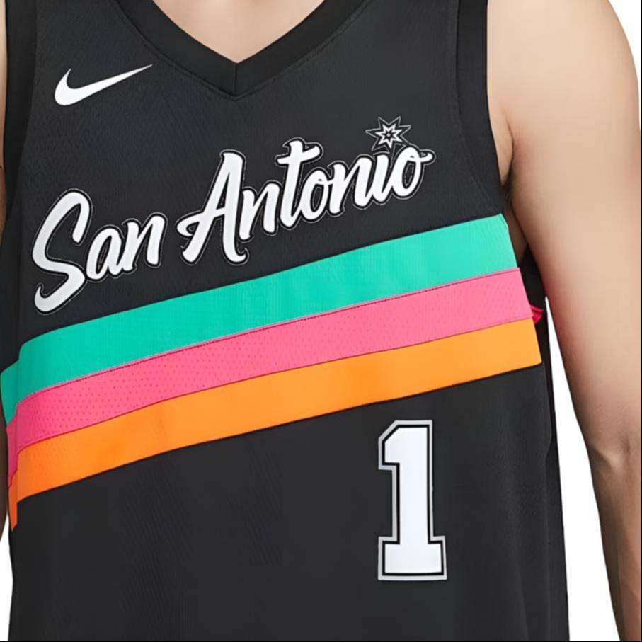 Nike San Antonio Spurs City Edition NBA Swingman Jersey 'Victor Wembanyama' Men's HM5996-013