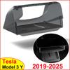 Для Tesla Новый Model Y Juniper 2025 Launch Model 3 Highland 2024 Подэкранный ящик для хранения Центральной консоли Скрытый органайзер-лоток