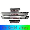 For Suzuki Vitara Car Thresholds Car Door Protector Side Step Vehicle Ladder 304 Quality Stainless Steel Accessories Chrome Trim