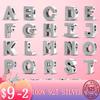 Hot Original 925 Silver Letter CZ Zircon A To Z 26 Letter Charms Beads Fit MULA Charms Bracelet Silver 925 Jewelry