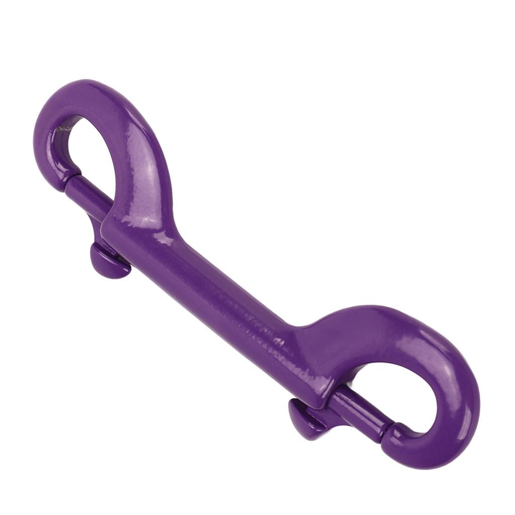 100ММ Двусторонний карабин для дайвинга Быстросъемный 316 Нержавеющая сталь Двусторонний болтовой карабин для дайвинга BCD Фиолетовый