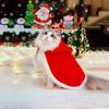 New Pet Dog Christmas Cat Cloak Hooded Style Keep Warm Cat Dog Clothing