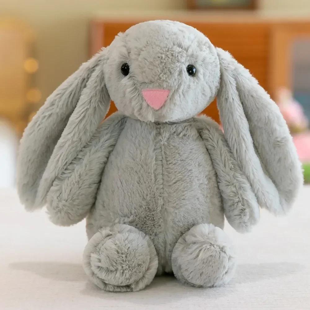 Christian Easter Rabbit Plush Doll Soft Fluffy Easter Bonnie Rabbit Doll PP Cotton Comfortable Animals Stuffed Toy