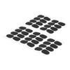 40Pcs Mouthpiece Cushions Patches Pads Accessory for Alto/Tenor Saxophone Clarinet Black0.5mm