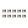 10 Pcs Snowboard Stomp Pads Zinc Alloy Pyramid Studs Anti-Slip Ski Snowboard Grip