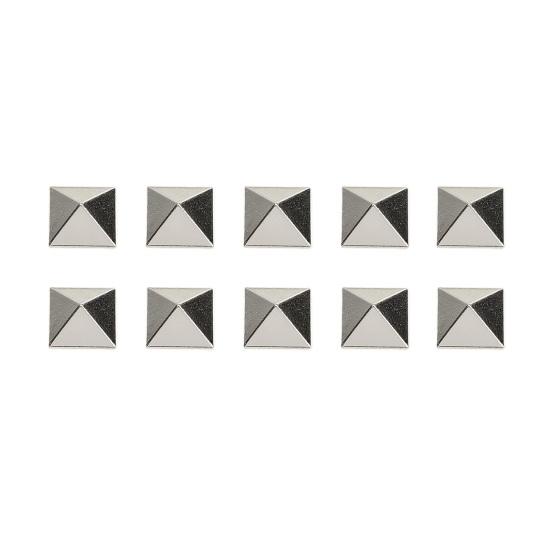 10 Pcs Snowboard Stomp Pads Zinc Alloy Pyramid Studs Anti-Slip Ski Snowboard Grip