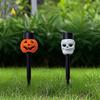 Хэллоуин Наружный Сад Декоративный Свет Тыква На солнечной батарее Грунтовый Свет