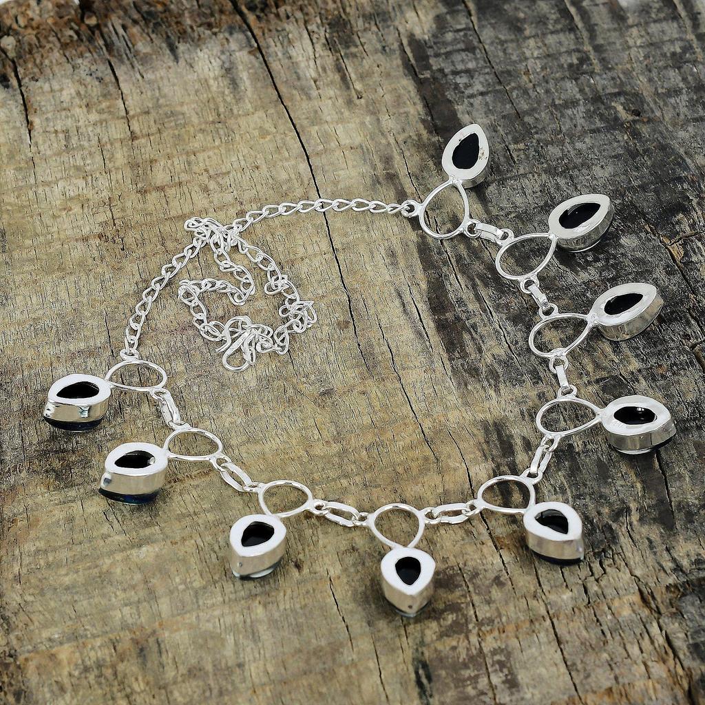 Australian Triplet Fire Opal Silver Necklace, Green Color Necklace, Gemstone Necklace, 925 Sterling Silver Jewelry, 925 Silver Necklace For Her