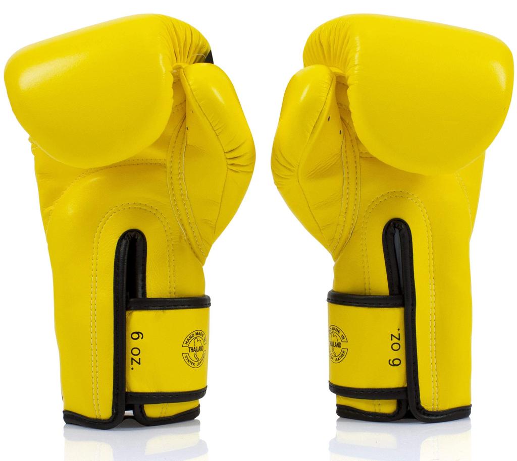 Боксерские перчатки Fairtex BGV14 - (Желтый/12 унций)