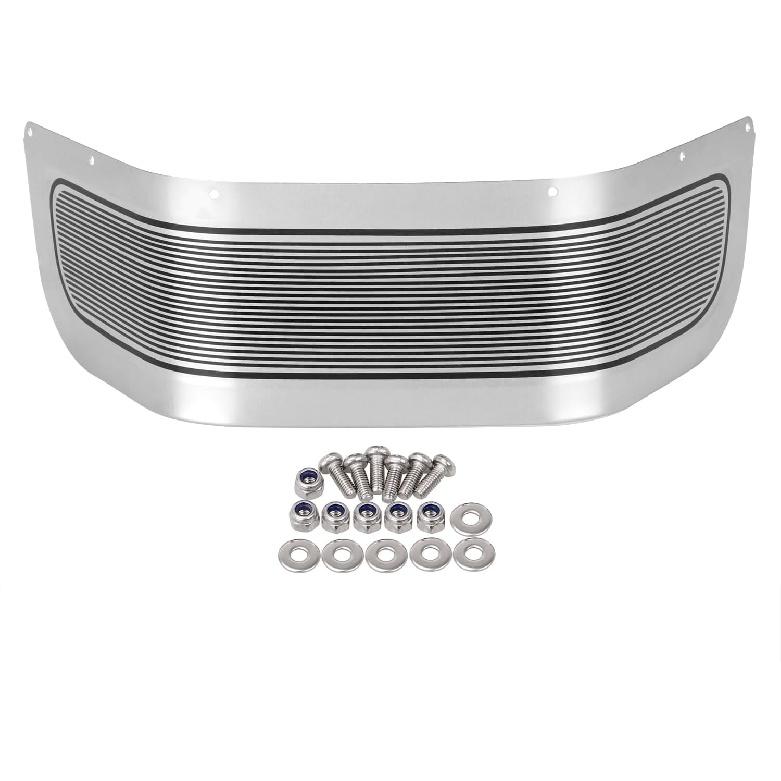 Motorcycle Chrome Front Fender Trim Skirt for Harley Touring Road King Electra Glide FLHR Tri Glide 2014-2023