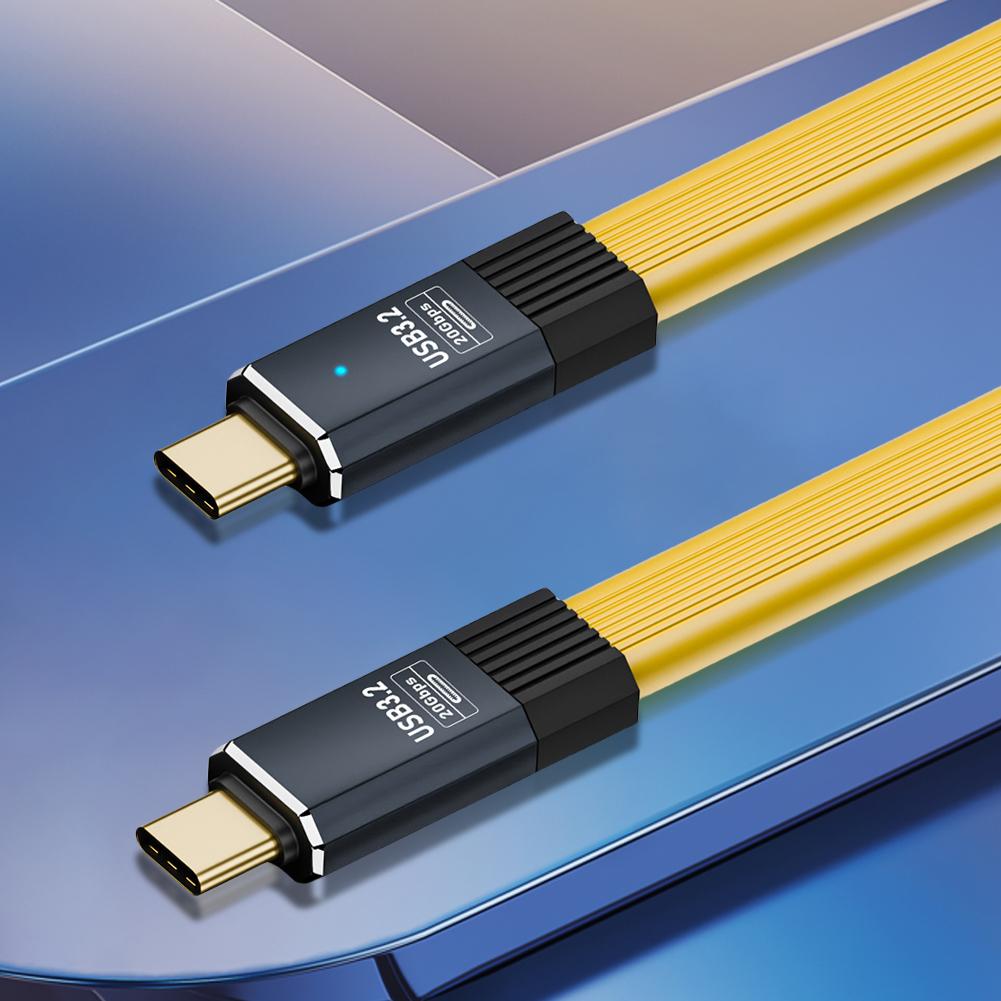 Кабель Type C - USB C PD 100 Вт для быстрой зарядки 20 Гбит/с, кабель USB Type C для iPhone 15 MacBook MateBook Samsung S21