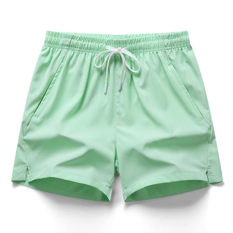 Мужские спортивные шорты из ледяного шелка, трендовые свободные быстросохнущие 3-минутные брюки для бега, фитнес-трека, теннисные брюки для пар