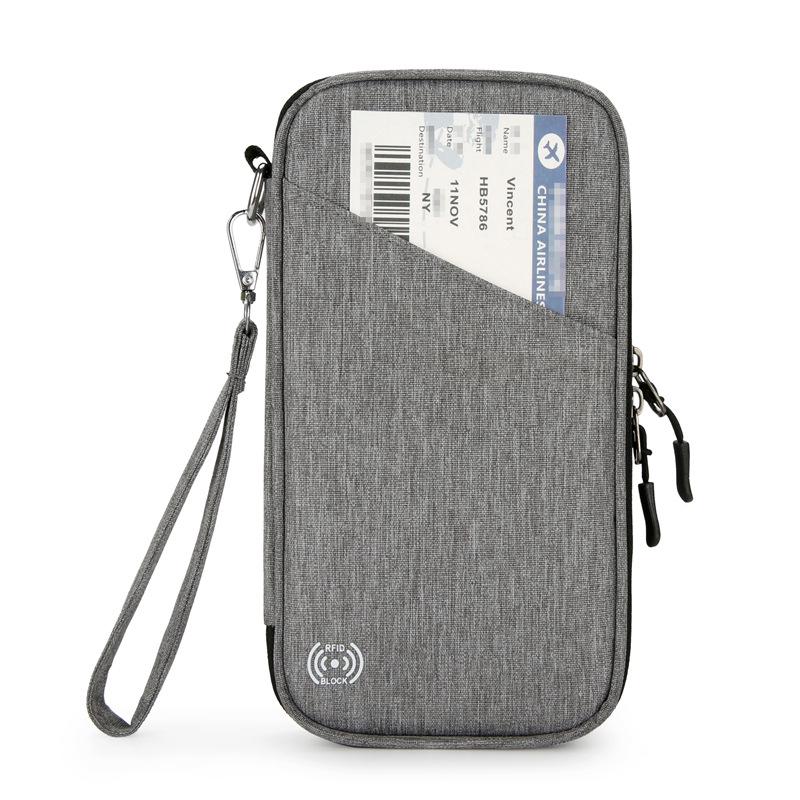 Lightweight Anti-Theft Passport and Travel Wallet with Large Capacity and Multi-Function Storage