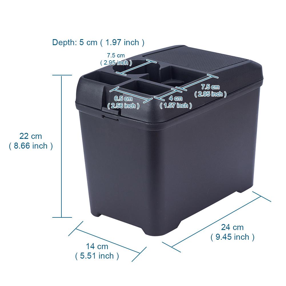 Мусорное ведро для салона автомобиля, многофункциональное мусорное ведро для пассажира, ящик для хранения, подстаканник для напитков, ящик для хранения