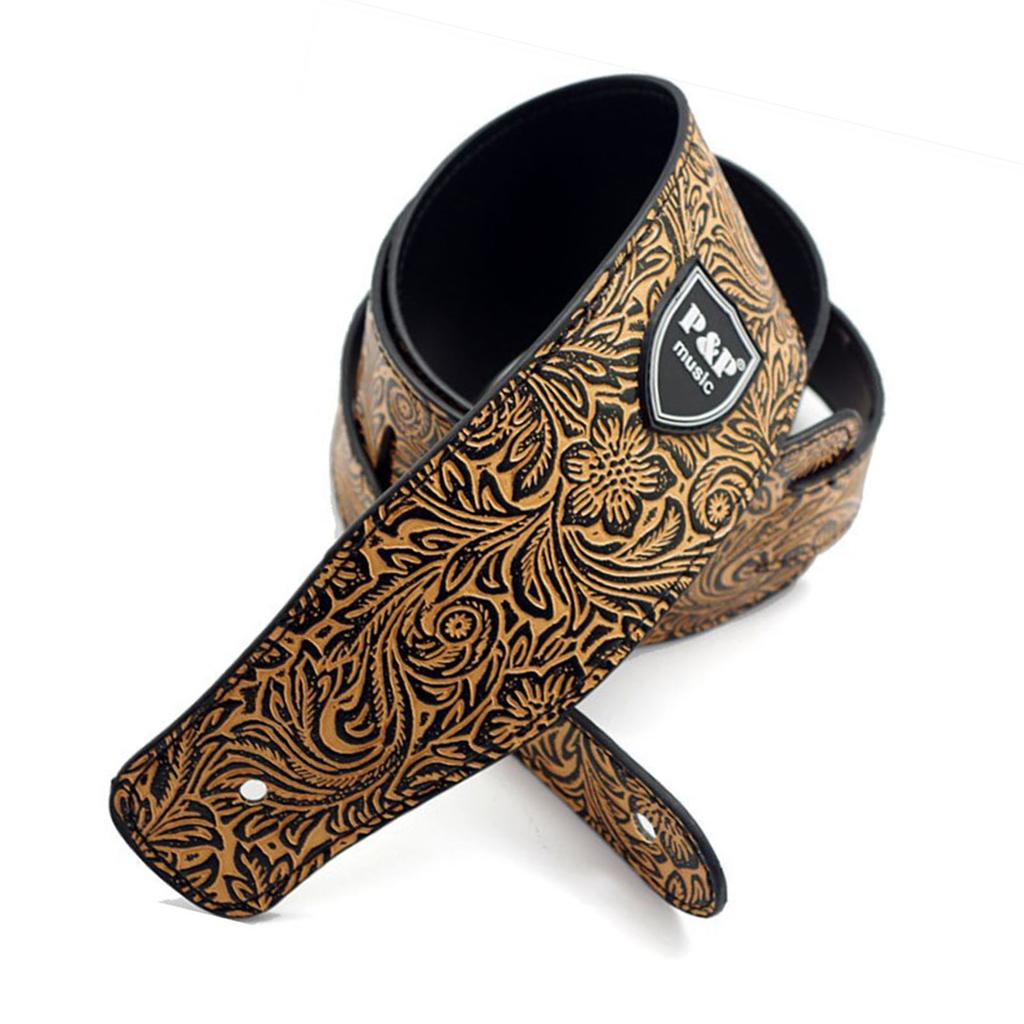 Ремень для гитары регулируемый наплечный ремень водонепроницаемая мягкая ПУ кожа для игры и переноски