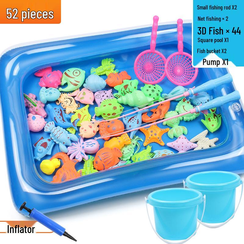 Детский магнитный набор для рыбалки – Летняя развивающая ролевая игра для детей