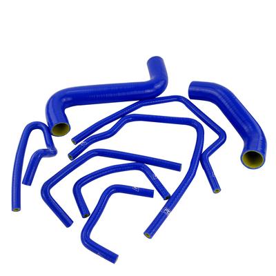 9 шт. силиконовый комплект шлангов радиатора турбо интеркулера для 02-07 Subaru Impreza WRX/STi GDA/GDB EJ20 синий и желтый