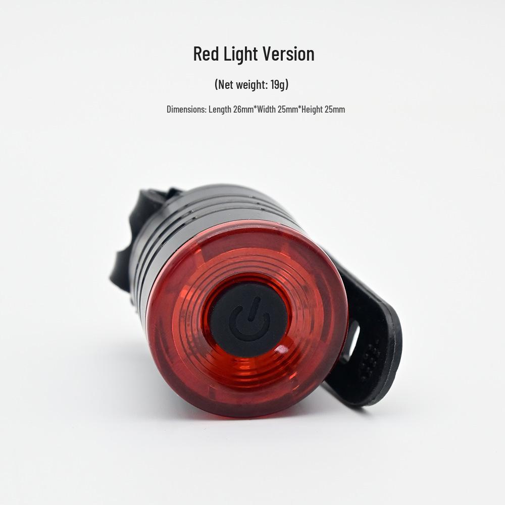 Светодиодный задний фонарь для велосипеда и шлема - для кемпинга на открытом воздухе, ночной езды и предупредительный фонарь для горного велосипеда, конструкция из алюминиевого сплава