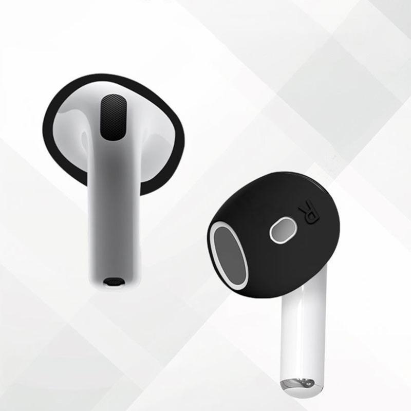 1 пара силиконовых амбушюр для кейса Airpods 4, защитные накладки для беспроводных наушников, амбушюры