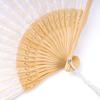 Bamboo Frame Lace Handheld  Folding Fan with Bags Bamboo Silk Folding Fan  Wedding Decoration