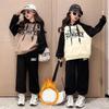 Kids Girls Clothes Sets Autumn Winters Warm Fleece Letters Fashion Long Sleeve Sweatshirts + Pants Children Clothing Sports Suit