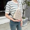 Versatile Simple Fashion Shoulder Bags Women Girl Print Design Bag Trendy Leisure Chest Bag Large Capacity Crossbody Bag  yellow brown