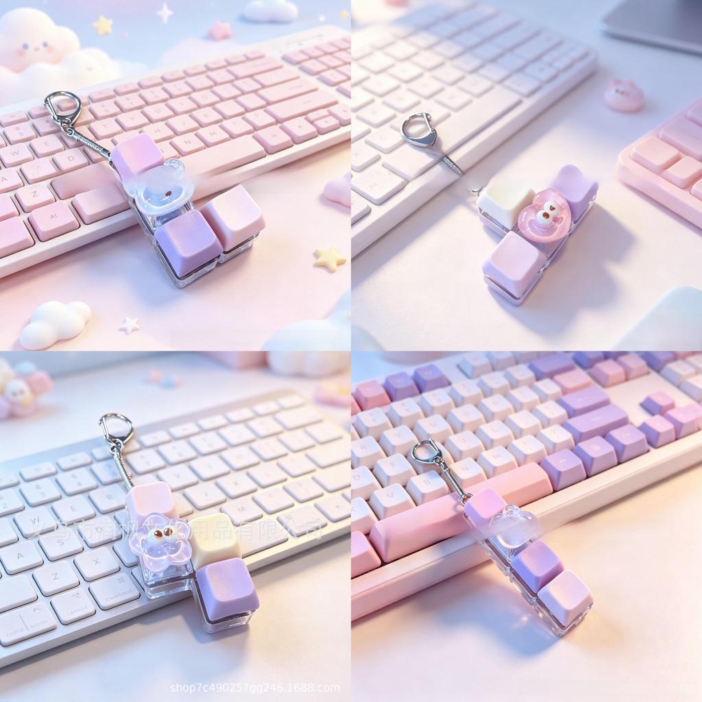 Keyzonic 4 Светящийся Брелок-Клавиша Для Энтузиастов Механических Клавиатур И Коллекционеров